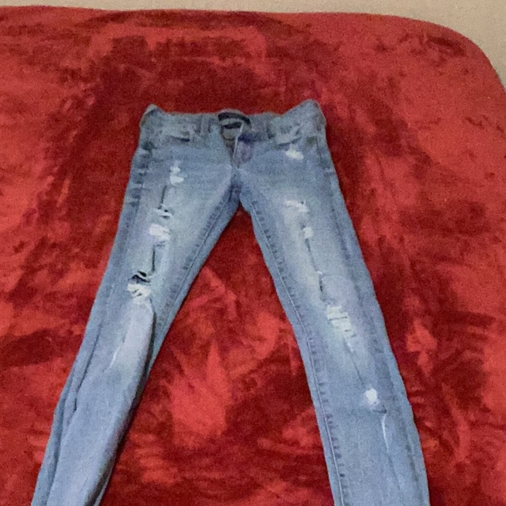 Aeropostale jeggings: light wash